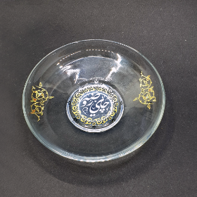 شراء صحون شاي بلورية بتصميم روضة – 6 قطع | متجر دیدار الثقافي